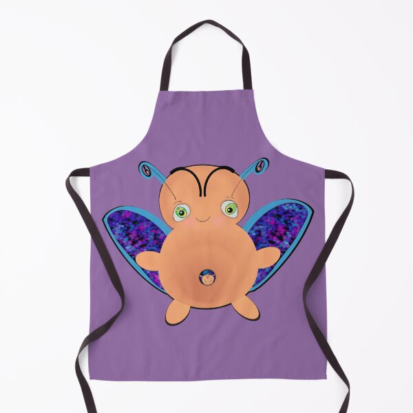 Item preview, OOAK INDIE ART - Flying Baa Bug Monster with Baby - Amethyst Orchard background designed and sold by FlippinTurtles.