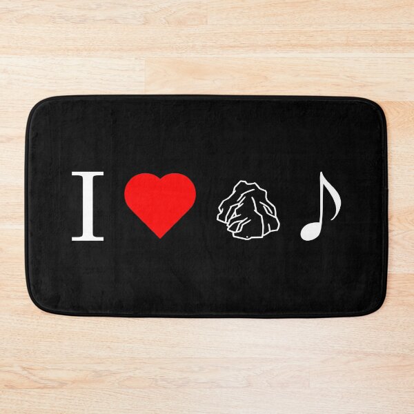 Item preview, I love rock music - rock band fans designed and sold by OVMEngemann.