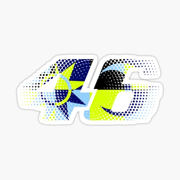 "46 Halftone 22" Sticker for Sale by ynrd07 | Redbubble