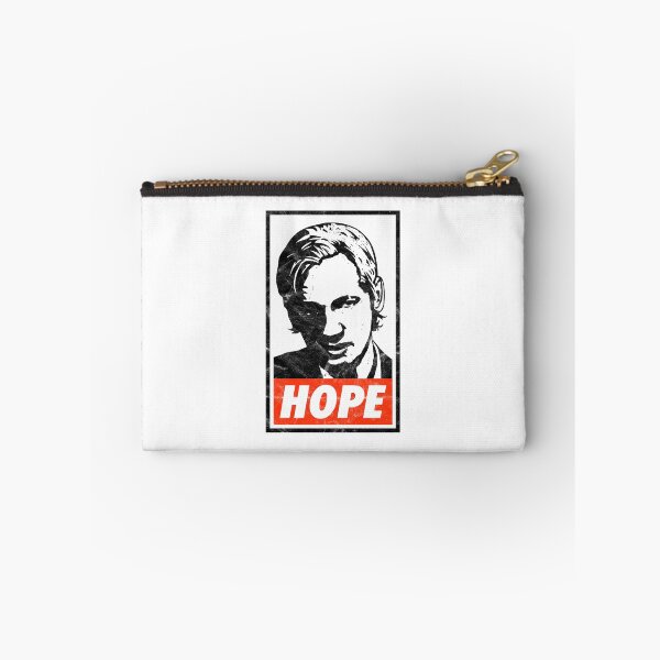 Item preview, Assange Hope (White Worn Look) designed and sold by politicalamity.