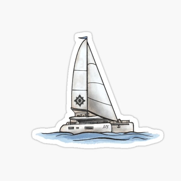 Item preview, Expedition 315 Catamaran Icon designed and sold by Luke Holwerda.