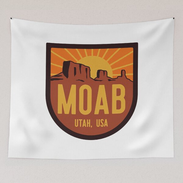 Aperçu de l'œuvre Moab Utah, Vintage, Arche, Coucher De Soleil créée et vendue par graphic-genie.