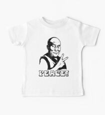 Dalai Lama Peace Sign T-Shirt Baby Tee