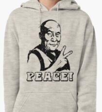 Dalai Lama Peace Sign T-Shirt Pullover Hoodie