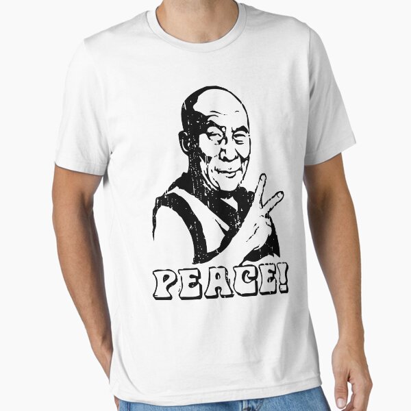 Item preview, Dalai Lama Peace Sign T-Shirt designed and sold by mindofpeace.