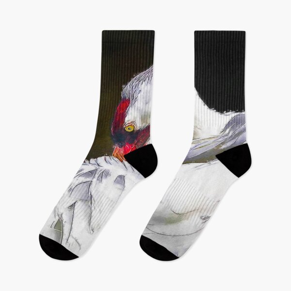 Item preview, Cute Whooping Crane Bird oil paint, Adorable Whooping Crane, Whooping Crane Grus Americana, Whooping Crane Wildlife Bird designed and sold by Trendymotion.