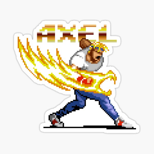 Vista previa del artículo con la obra «Axel Stone de Streets of Rage», diseñado y vendido por felixthekarl.