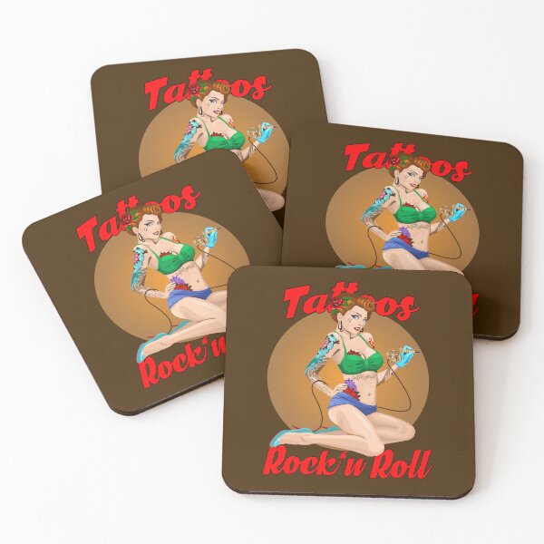 Item preview, Tattoos and Rock and Roll designed and sold by black8elise.