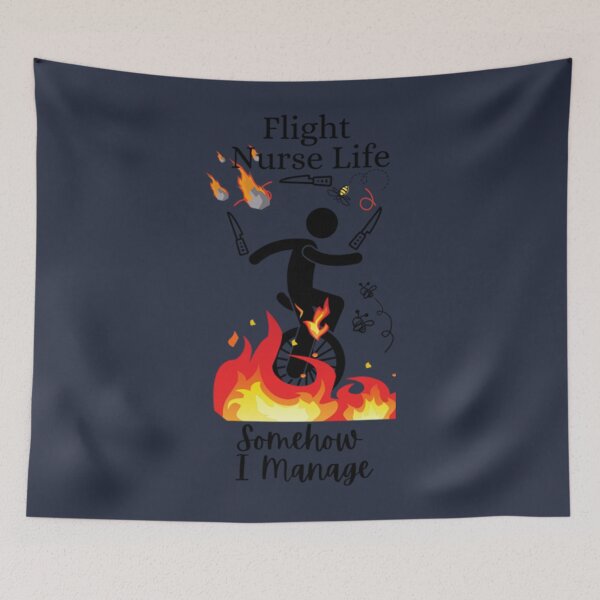 Item preview, Flight Nurse Life Somehow I Manage  designed and sold by ullummetzelw.