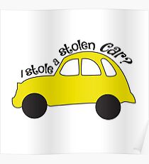 Neal & Emma (Swanfire) - I stole a stolen car? (Once Upon A time) Poster