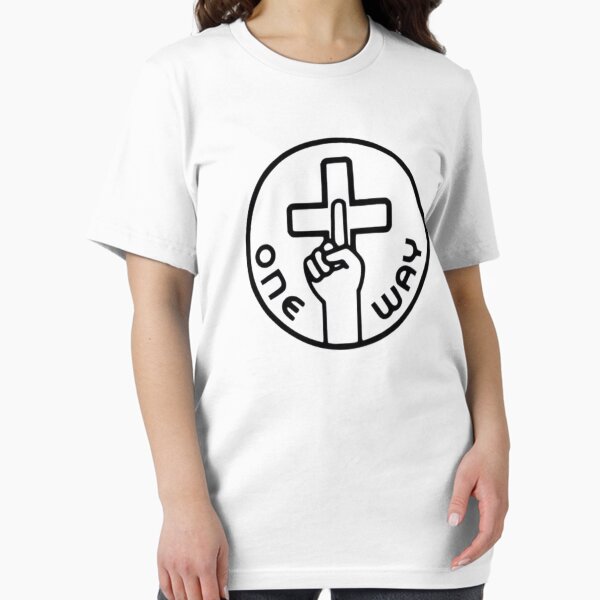 Vista previa del artículo con la obra «Logotipo de Jesús vintage de una vía», diseñado y vendido por JesusChief.