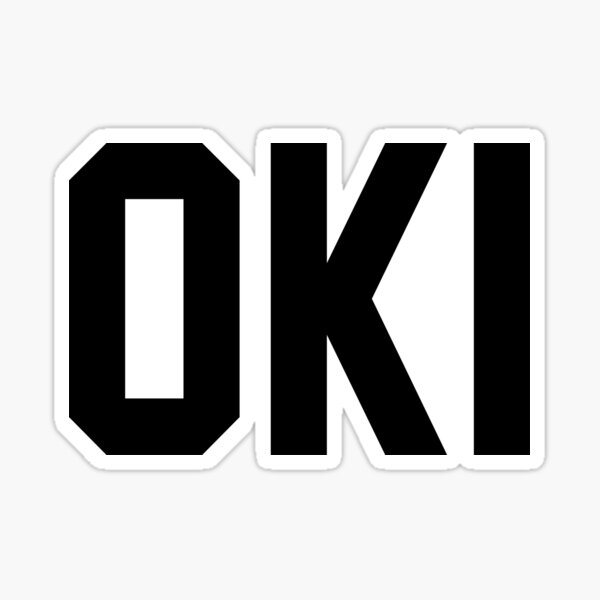OKI Sticker