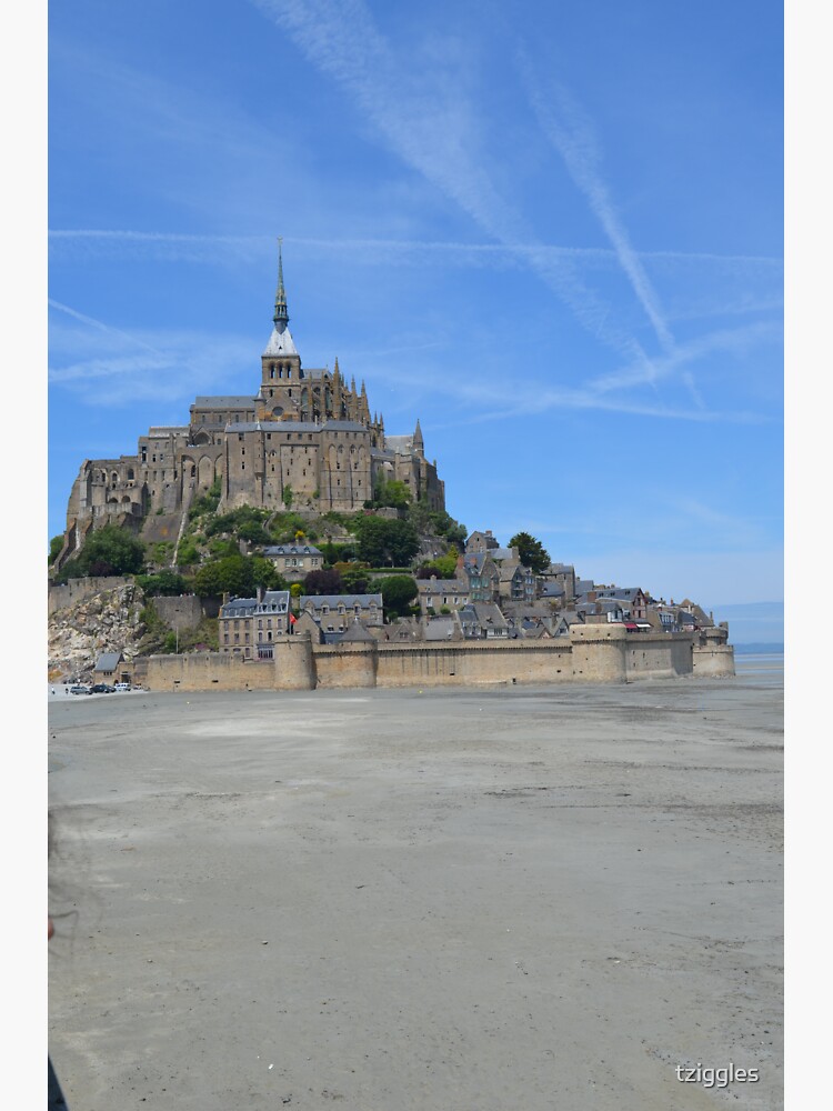 "Mont SaintMichel the real castle inspiration for Tangled" Sticker