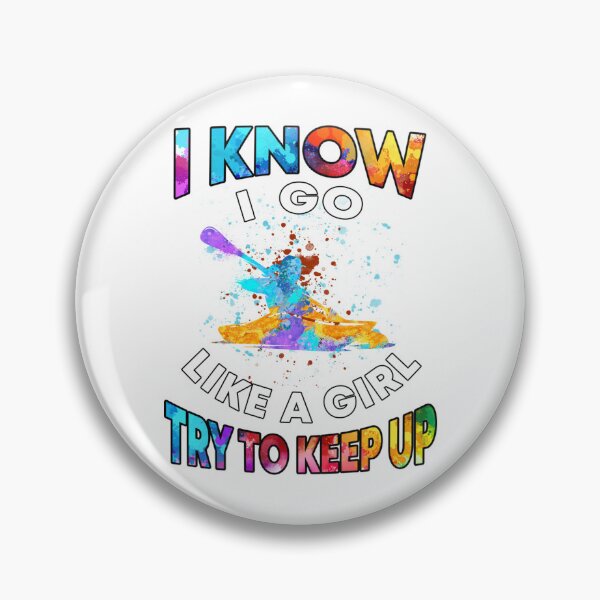 Item preview, Canoeing Like A Girl Try To Keep Up Watercolor designed and sold by ClothingIL.