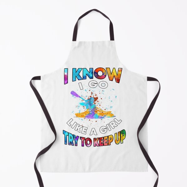 Item preview, Canoeing Like A Girl Try To Keep Up Watercolor designed and sold by ClothingIL.