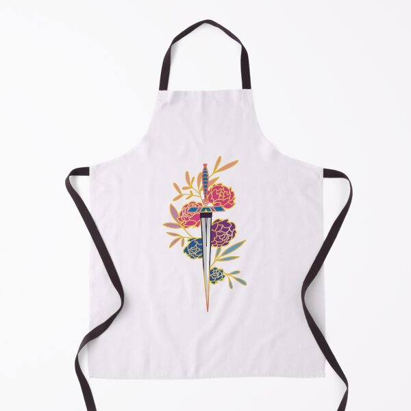 Item preview, gilded floral bi sword • subtle pride flag designed and sold by sunfloras.