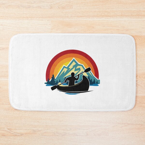 Item preview, Canoeing Retro Sunset Circle designed and sold by ClothingIL.