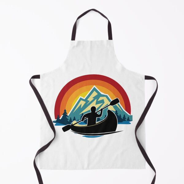 Item preview, Canoeing Retro Sunset Circle designed and sold by ClothingIL.