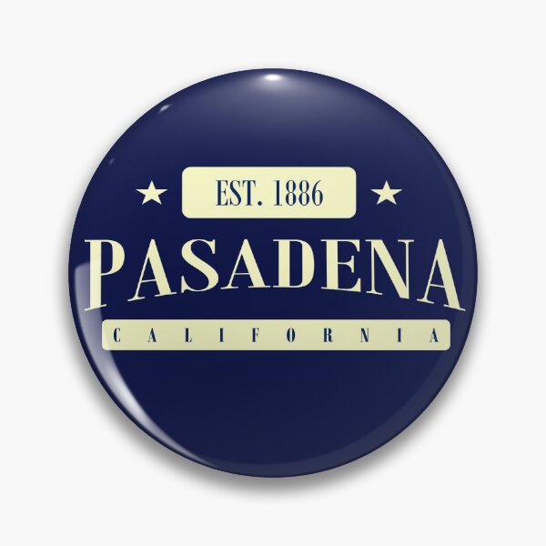 Artikelvorschau, Pasadena Gegründet 1886 (Navy Creme) entworfen und verkauft von The Street Sign Store.