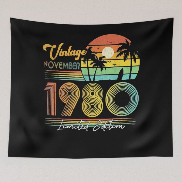 Item preview, 42 Years Old Vintage November 1980 designed and sold by chamvaitra.