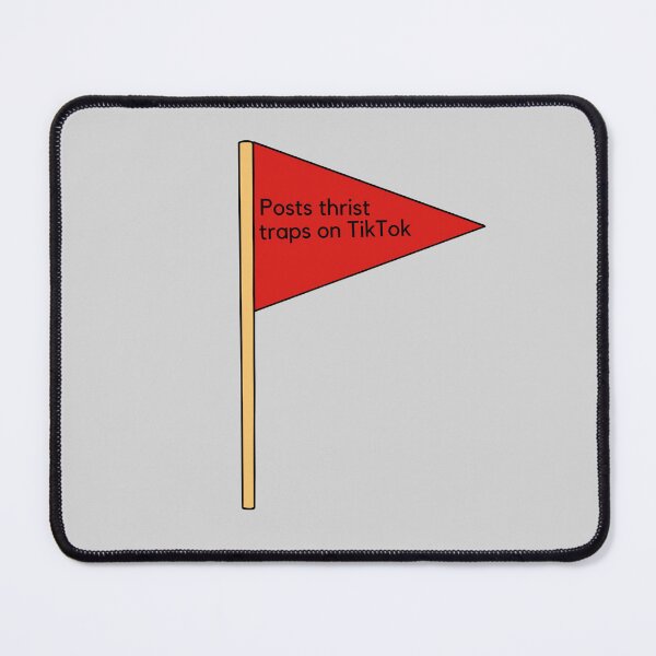 Item preview, Red Flags in Boys “Posts Thrist Traps” designed and sold by Scrapbookpower.