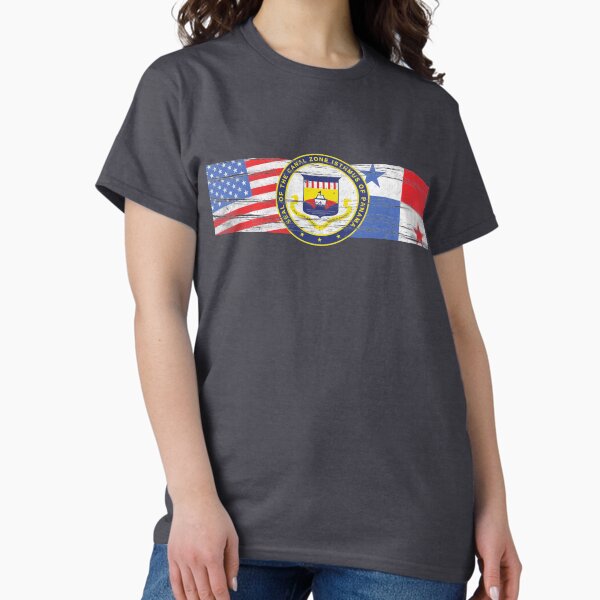 Item preview, US Panama Canal Zone Seal with US and Panama Flags - Zonian designed and sold by twigandtrunk.