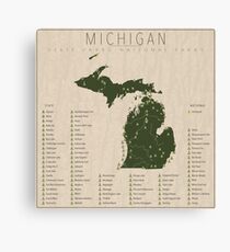 Michigan Parks Canvas Print