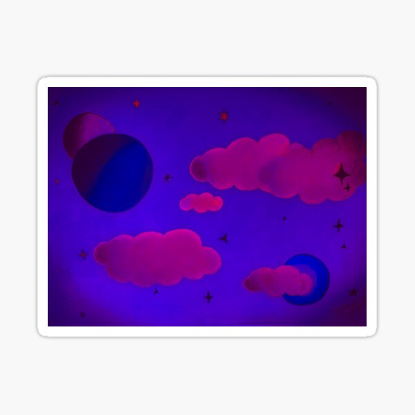 Neon Nostalgia Sticker