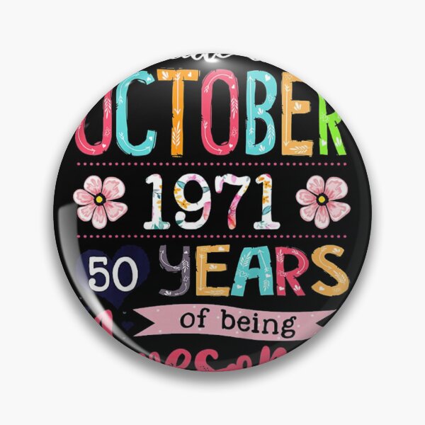 Artikelvorschau, Genial seit Oktober 1971 51. Geburtstag entworfen und verkauft von Caroline Zapata.