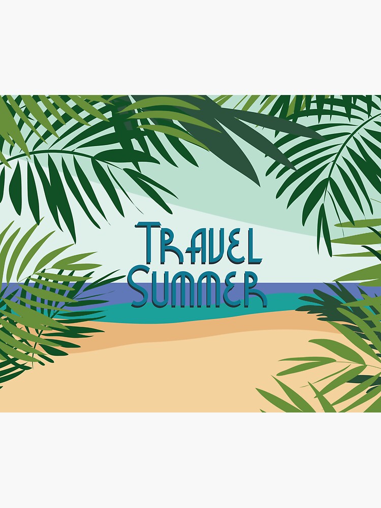 "Vector Hello Summer Holiday Typographic Illustration On Vintage Wood ...