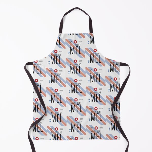 Item preview, Melbourne MEL - Luggage Tag Airport Melbourne Throw Pillow designed and sold by Cockpitstore.