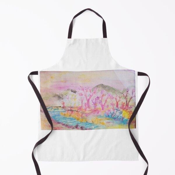 Item preview, Magic River watercolor by Haya and Shoshan Boxenhorn  designed and sold by EsterKarenAida.