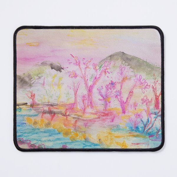 Item preview, Magic River watercolor by Haya and Shoshan Boxenhorn designed and sold by EsterKarenAida.