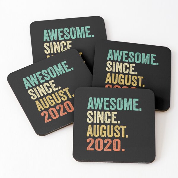 Item preview, Kids Awesome Since August 2020 2nd Birthday Gift 2 Years Old  designed and sold by AnitaBice.