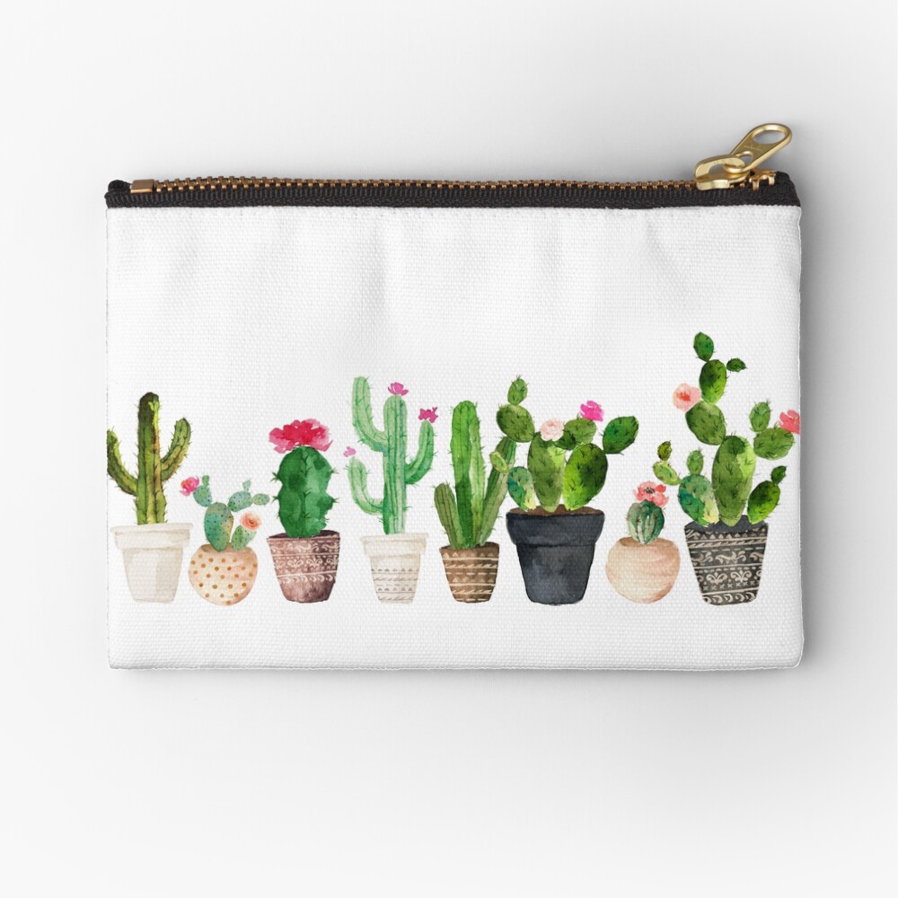 Cactus Zipper Pouch