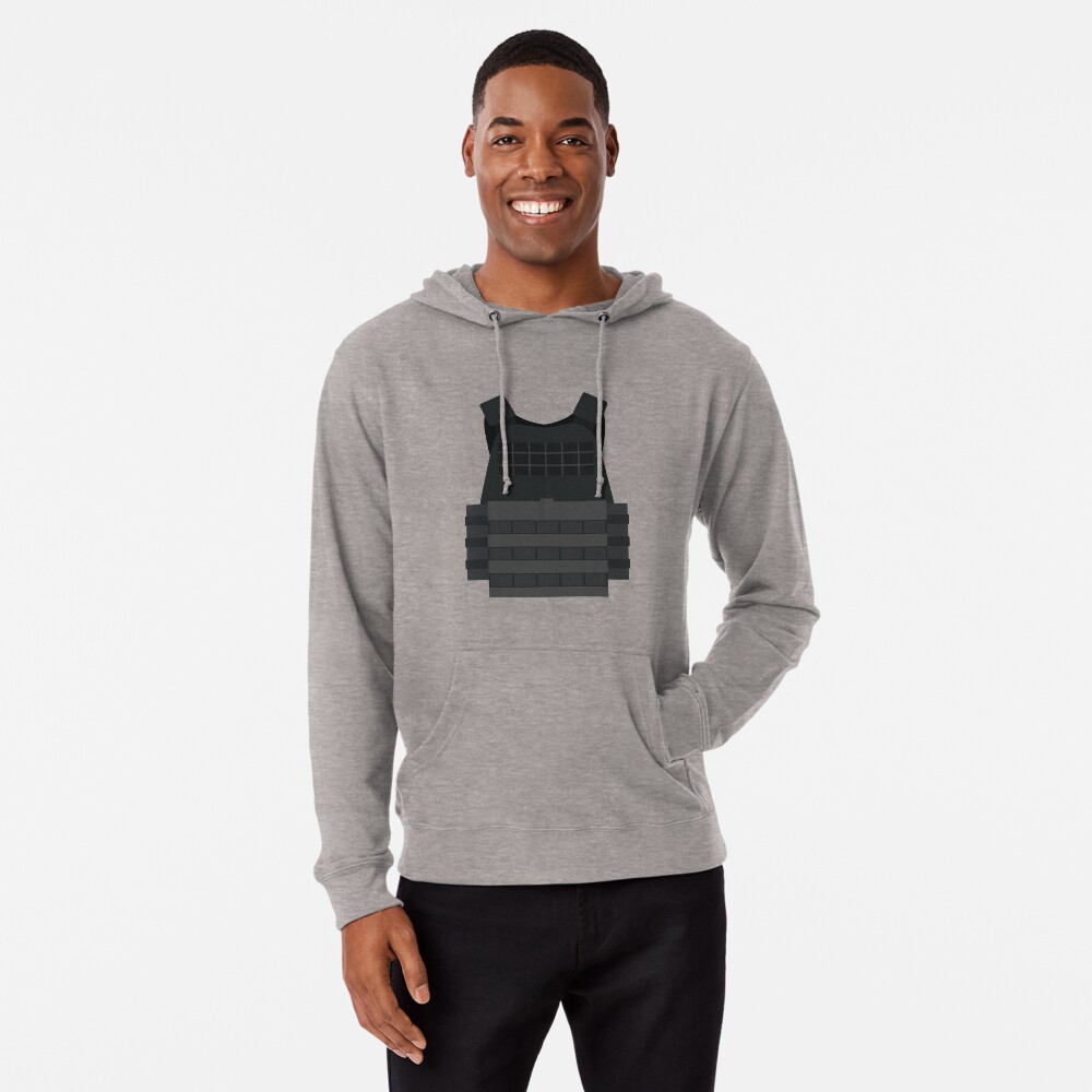 BULLETPROOF VEST GRAPHIC PULLOVER HOODIE - Privacy Protection Group