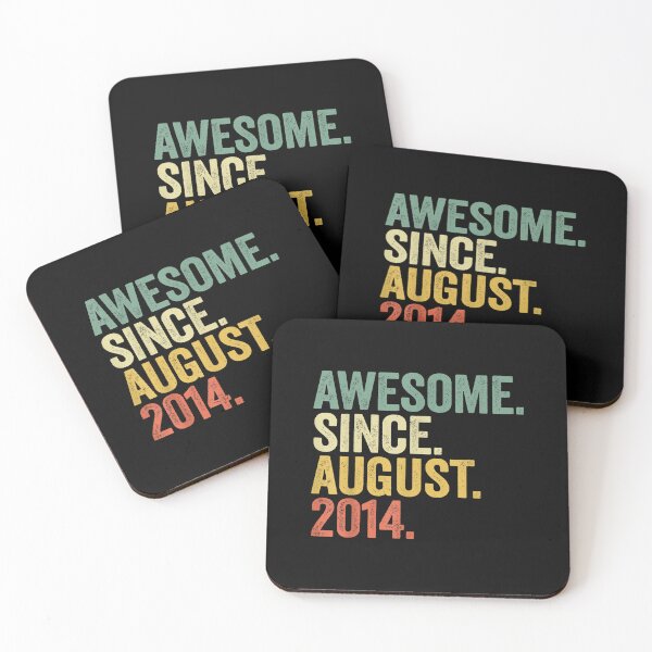Item preview, Awesome Since August 2014 8th Birthday 8 Years Old Boys Girls designed and sold by AnitaBice.