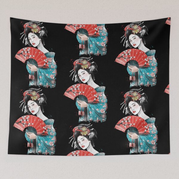 Artikelvorschau, Geisha-T-Shirt entworfen und verkauft von TrevorChe95128.