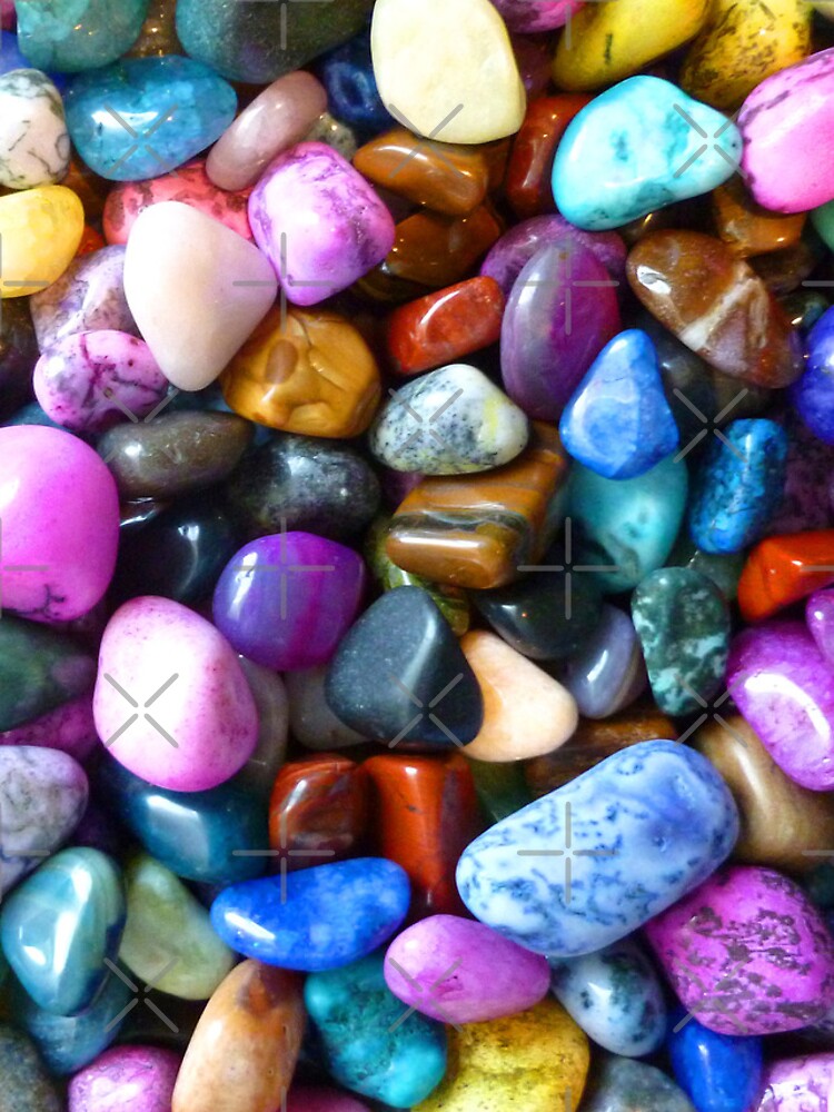 Thumbnail 4 of 4, iPhone Case, Colorful Naturally Polished Rocks Design designed and sold by CoupleCrafters.