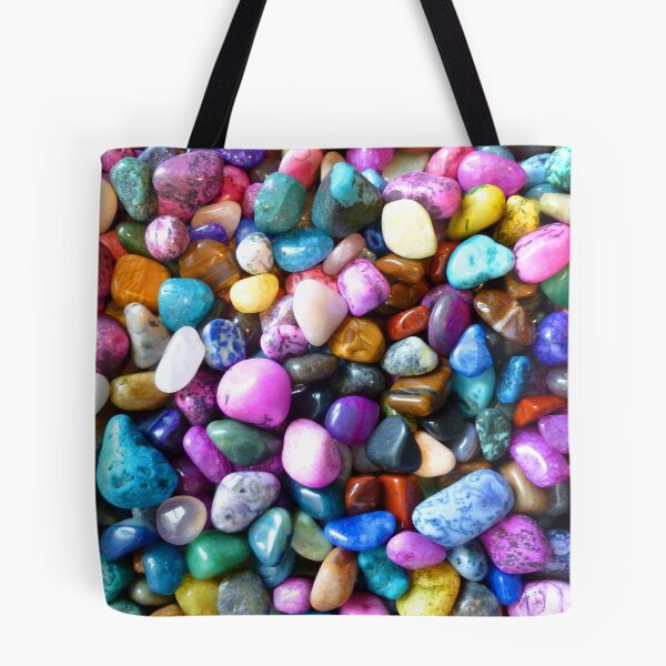Item preview, Colorful Naturally Polished Rocks Design designed and sold by CoupleCrafters.