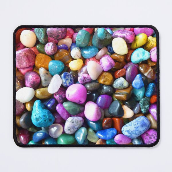 Item preview, Colorful Naturally Polished Rocks Design designed and sold by CoupleCrafters.