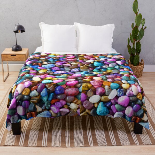 Item preview, Colorful Naturally Polished Rocks Design designed and sold by CoupleCrafters.