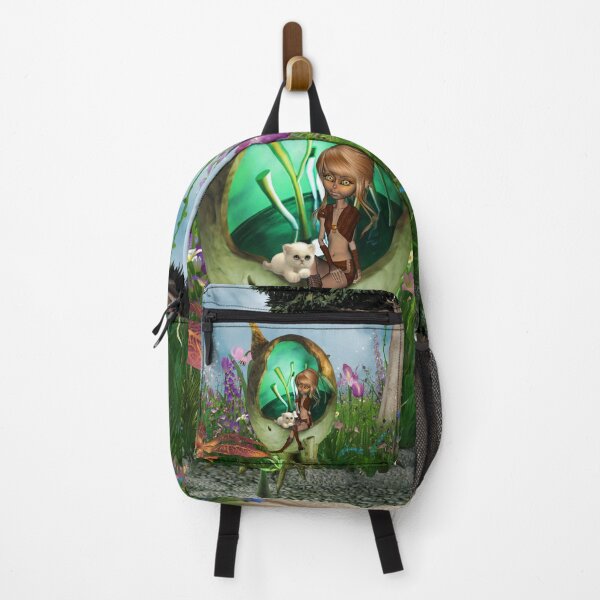 Item preview, Little fairy with her cat designed and sold by nicky2342.