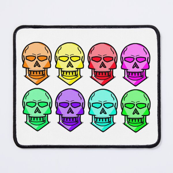 Item preview, Awesome Design Featuring Skulls In Rainbow Colors designed and sold by CreativeCranium.