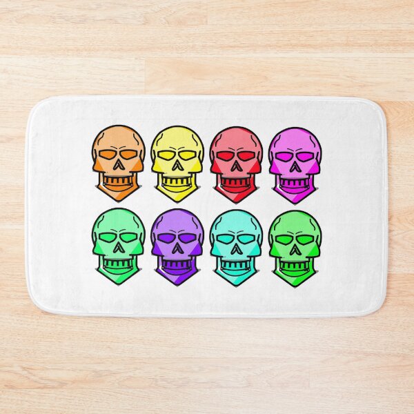 Item preview, Awesome Design Featuring Skulls In Rainbow Colors designed and sold by CreativeCranium.