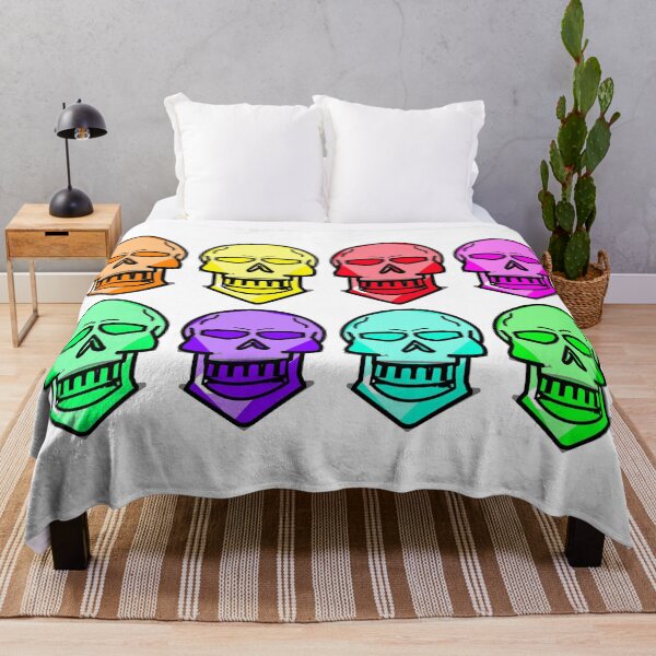 Item preview, Awesome Design Featuring Skulls In Rainbow Colors designed and sold by CreativeCranium.