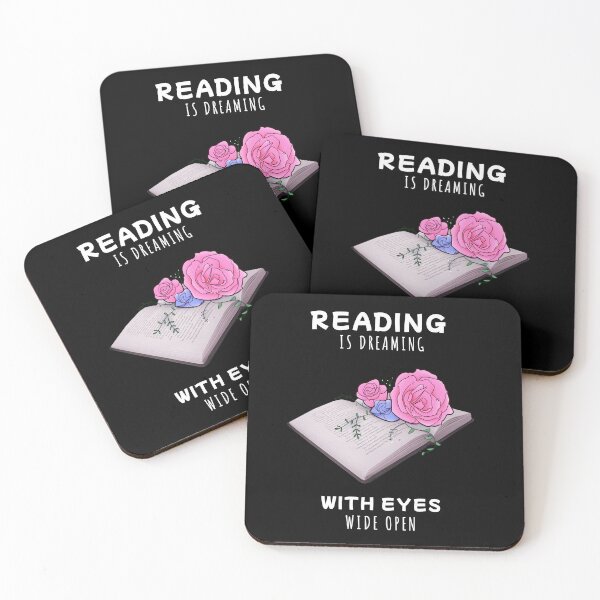 Item preview, Flowers growing from book, Reading is dreaming, Cute flower quote and gift for book lovers designed and sold by Mossysplashart.