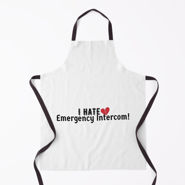 Item preview, I Hate Emergency Intercom Red Broken Heart Sticker  designed and sold by BrysonRosea.
