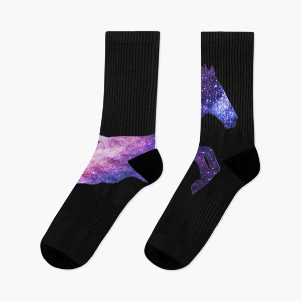 Item preview, Jumping Horse Animals Milky Way Galaxy Horses Outer Space Galloping Silhouette  designed and sold by Siela.