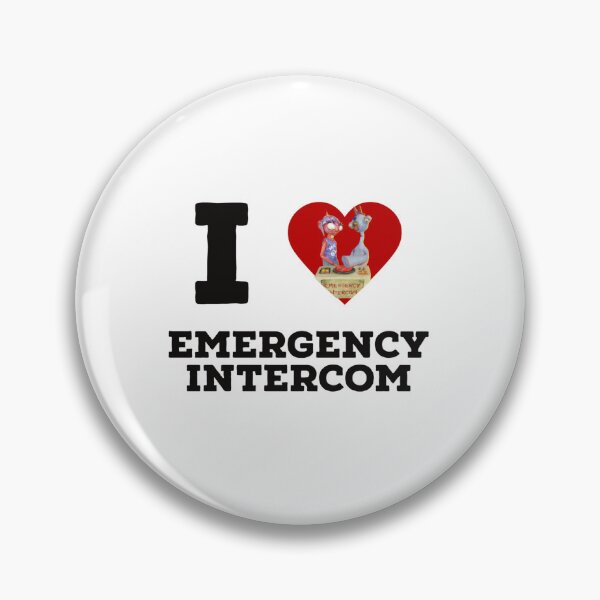 Item preview, i heart emergency intercom Sticker  designed and sold by BrysonRosea.